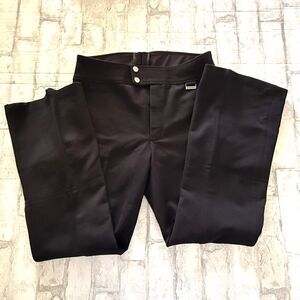 Vintage Edelweiss USA Womens Black Wool Blend Straight Leg Pants Alpinecore 32